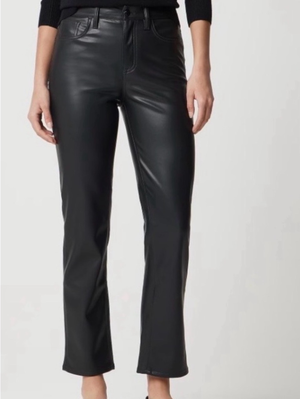J.Crew Black Leather Pants Size 28 🖤